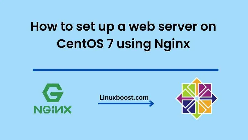 How to set up a web server on CentOS 7 using Nginx