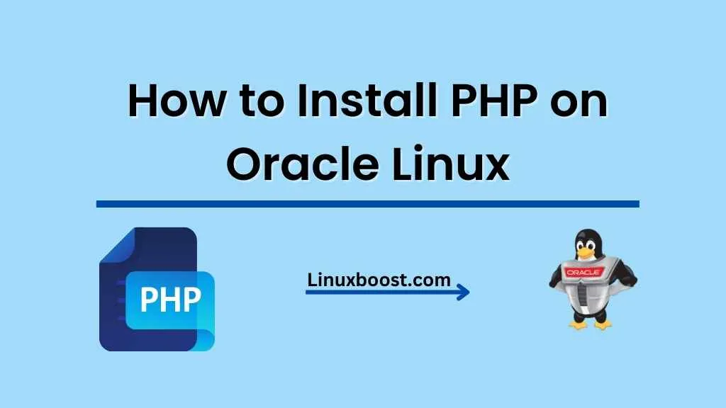 install php on oracle linux